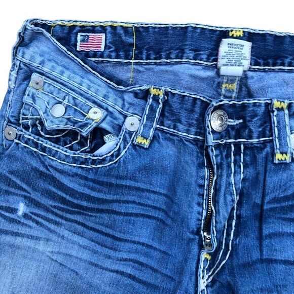 True Religion Jeans Size 40 RICKY SUPER T Blue - Picture 11 of 11